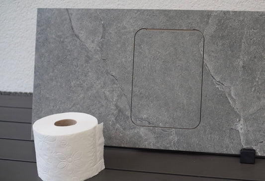 Hidden Toiletpaper Holder - Betegelbare WC papier houder - Badkamer - Badkamer Trend 2025