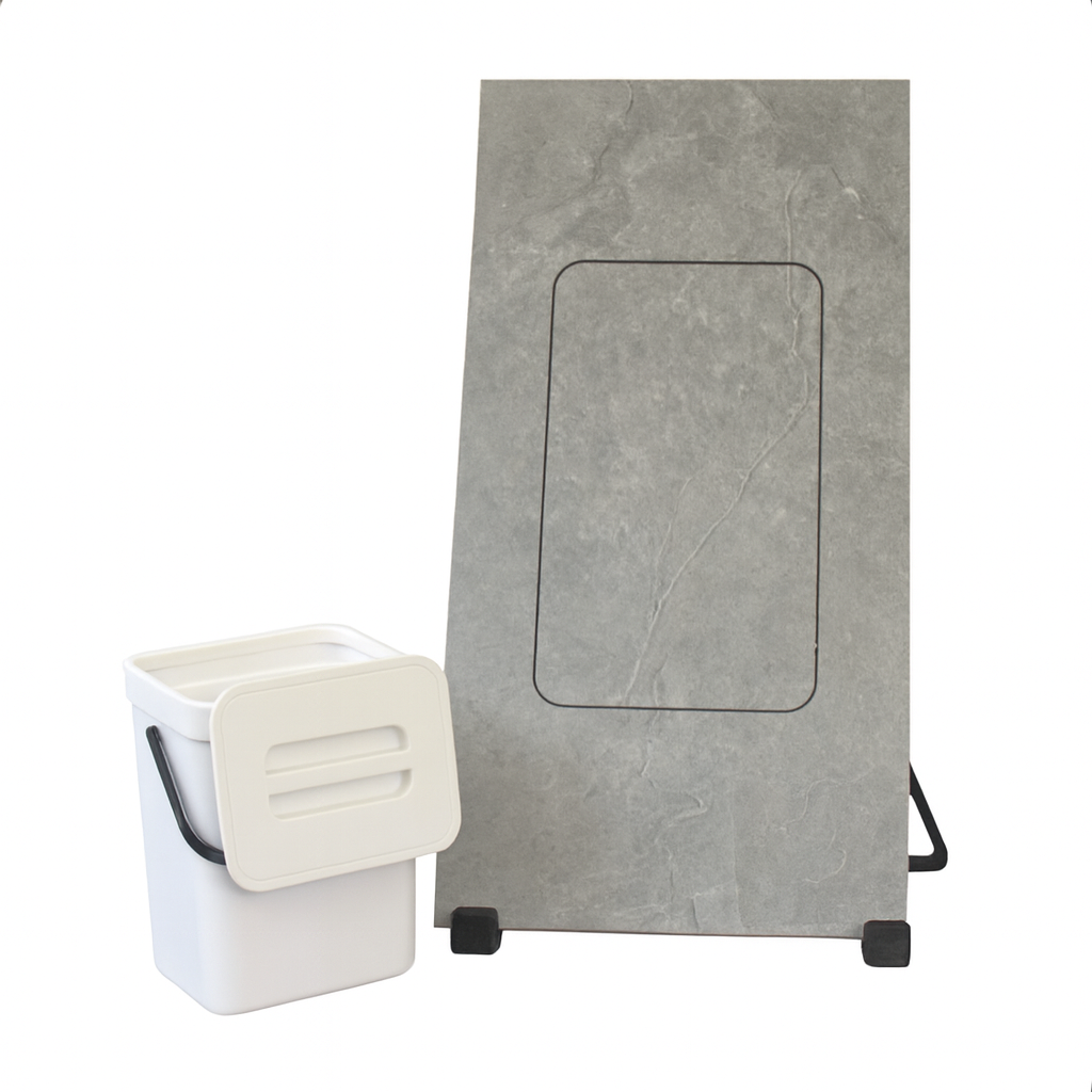 Hidden Waste bin - Betegelbare prullenbak - Badkamer - Badkamer Trend 2025