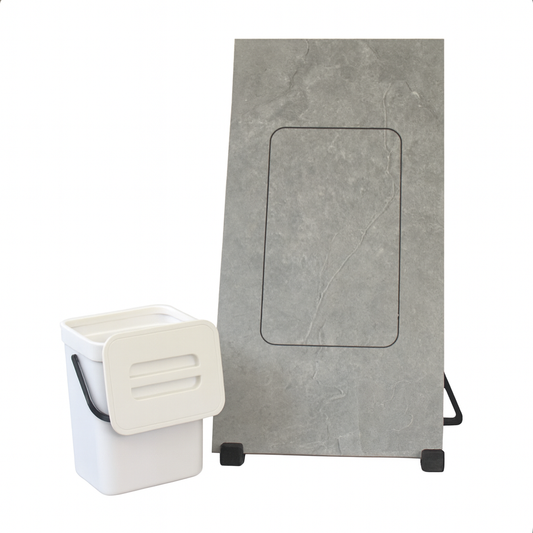 Hidden Waste bin - Betegelbare prullenbak - Badkamer - Badkamer Trend 2025