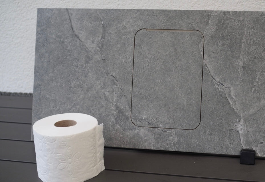 Hidden Toiletpaper Holder - Betegelbare WC papier houder - Badkamer - Badkamer Trend 2025
